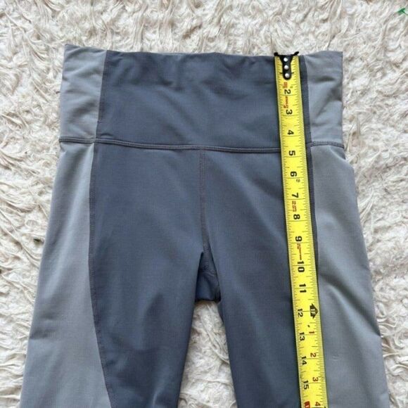 ATHLETA Silver Bells Spar Colorblock 7/8 Leggings Womens Activewear Size Small - Picture 11 of 12